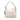 White Gucci Medium Pebbled Calfskin Web Heritage Shoulder Bag - Designer Revival