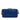 Blue Fendi Nappa FF 1974 Embossed Belt Baguette - Designer Revival