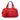 Red LOEWE Leather Anagram Tassel Handbag - Designer Revival