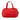 Red LOEWE Leather Anagram Tassel Handbag - Designer Revival
