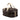 Black Chanel CC Chocolate Bar Canvas Wild Stitch Boston Bag
