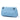 Blue Bottega Veneta Mini Nappa Intrecciato Expandable Chain Flap Crossbody
