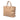 Brown Prada Vitello Phenix Open Convertible Tote Satchel