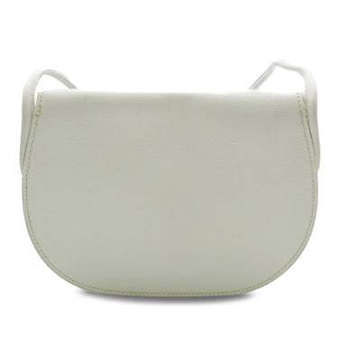 White Hermes Sologne Crossbody Bag - Designer Revival