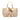 Brown Gucci Medium Canvas Positano Tote