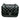 Black Chanel Mini Square Classic Patent Single Flap Crossbody Bag - Designer Revival