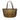 Brown Fendi Small Perforated Zucca Spalmati Roll Tote