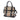 Black Burberry Haymarket Check Coated Canvas Minford Portrait Satchel