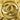 Gold Chanel CC Gold Plated Sun Motif Brooch - Designer Revival