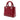 Red Dior Medium Patent Cannage Lady Dior Satchel