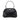 Black Chanel CC Quilted Lambskin Kiss Lock Frame Top Handle Bag