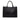 Black Dior Medium Embossed Leather Book Tote