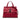 Red Gucci Medium Leather Bamboo Daily Satchel