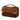 Brown Fendi Printed Satin and Suede Double F Baguette Satchel