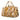 Brown Prada Large Printed Canvas Canapa Stampata Tote
