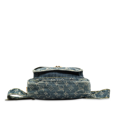Blue Louis Vuitton Monogram Denim Bum Bag - Designer Revival