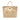 Beige Prada Glace Calf Twin Pocket Double Handle Satchel