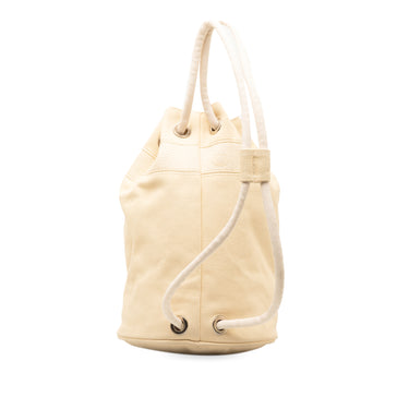 Brown Hermès Toile H Sac Marin Recif GM Backpack