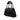Black Dior Medium Satin Cannage Charming Lock Tote