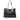 Black Dior Large Patent Cannage Lady Dior Soft Shopping Tote