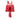 Red Gucci Leather Bamboo Tassel Backpack