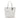 White Dior Large Woven Lambskin Lady Dior Soft Shopping Tote