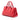 Red Bottega Veneta Small Nappa Intrecciato Roma Satchel
