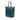 Blue Prada Saffiano Trimmed Tessuto Zip Top Convertible Tote Satchel