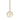 Gold Chanel CC Gold Plated Resin and Strass Clear Dome Hologram Glitter Pendant Necklace