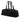Black Chanel New Travel Line Nylon Handbag