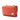 Orange Prada Soft Calf Double Turnlock Crossbody