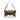Black Celine Tricolor Diamond Shoulder Bag