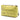 Yellow Chanel Perforated Calfskin Logo Eyelet Flap Crossbody Bag