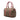 Beige Fendi Zucchino Canvas Boston Bag
