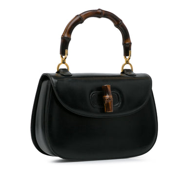 Black Gucci Bamboo Night Handbag - Designer Revival