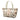 Beige Burberry House Check Coated Canvas Hearts Gracie Tote