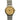 Silver OMEGA Quartz 18K Yellow Gold and Stainless Steel De Ville Symbol Watch