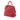 Red Prada Vitello Daino Open Convertible Tote Satchel