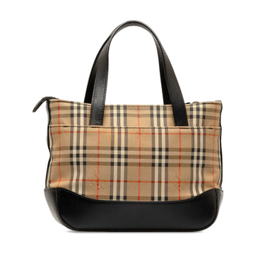 Brown Burberry Haymarket Check Handbag - Atelier-lumieresShops Revival