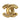 Gold Chanel Gold Plated CC Quilted Brooch