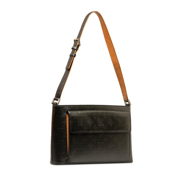 Gray Louis Vuitton Monogram Mat Alston Shoulder Bag