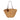 Brown LOEWE Medium Elephant Grass Shell Basket Bag