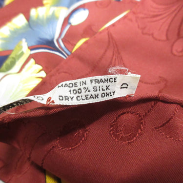 Red Hermès Daimyo Princes Du Soleil Levant Silk Scarf Scarves - Designer Revival