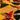 Orange Hermès Les Folies du Ciel Plisse Silk Scarf 140 Scarves