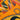 Orange Hermès Les Folies du Ciel Plisse Silk Scarf 140 Scarves