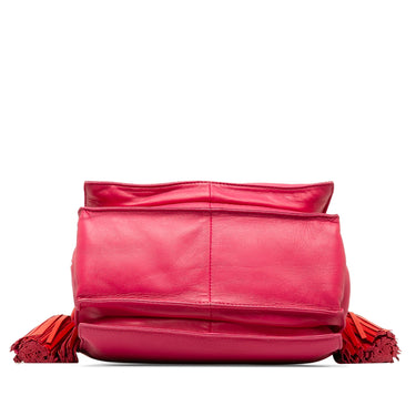 Pink Loewe Flamenco Tassel Crossbody - Designer Revival