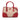 Brown Prada Small Canvas and City Calf Hand Stitched Galleria Double Zip Satchel