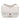 White Chanel Mini Square Classic Caviar Single Flap Crossbody Bag