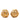 Gold Chanel Gold Plated Triple CC Faux Pearl Clip On Earrings
