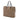 Beige Fendi Zucchino Canvas Tote
